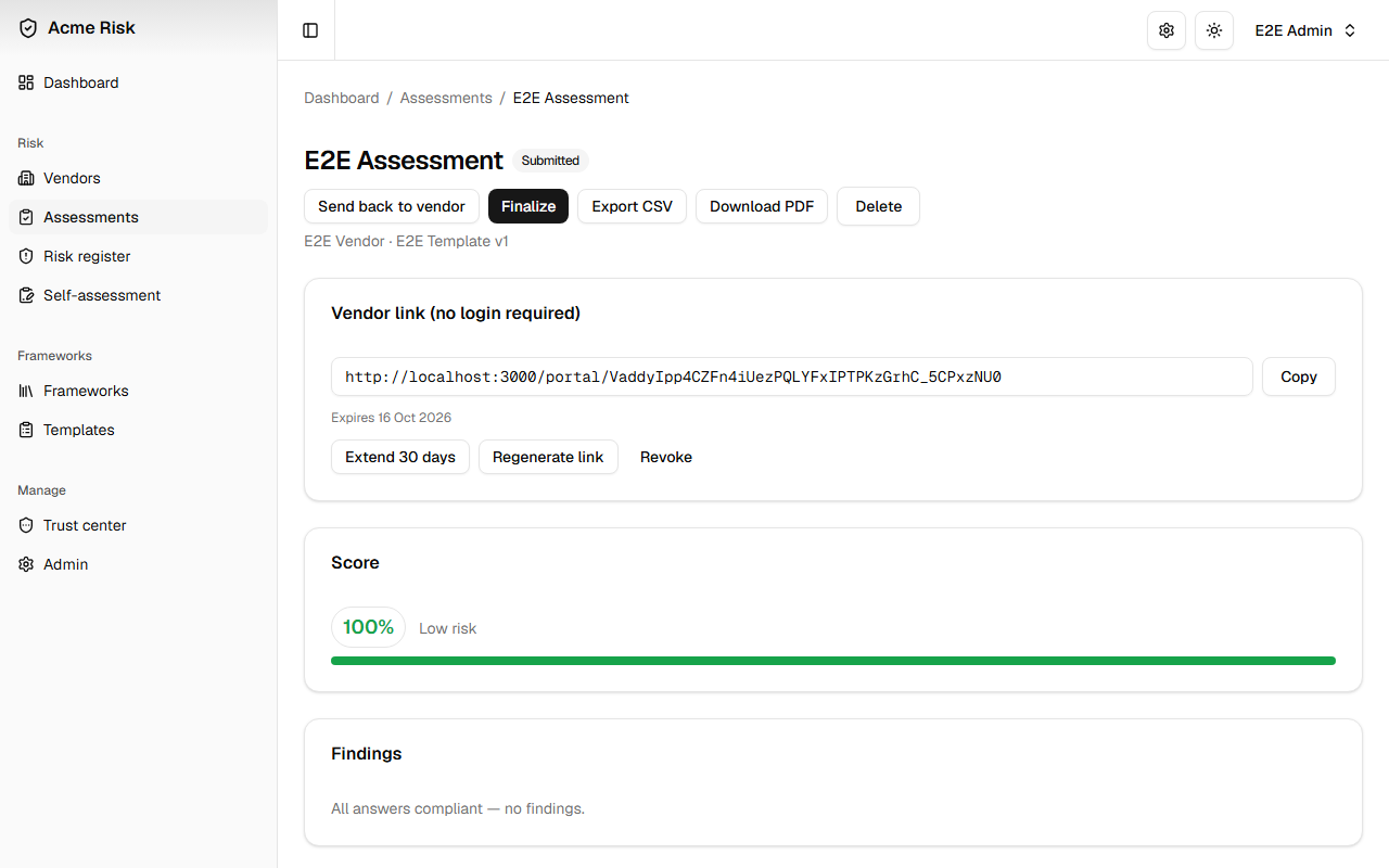 Assessment Review